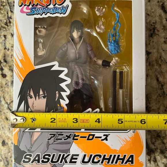 Anime Heroes Naruto Shippuden Sasuke Uchiha 6.5" scale figure play or display - Picture 6 of 8